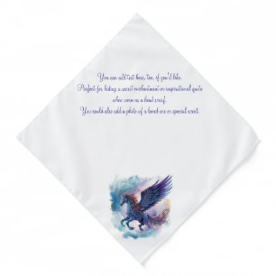 Create Your Own Mythical Pegasus Bandana