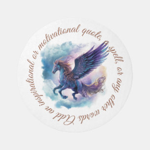 Create Your Own Mythical Pegasus Rug