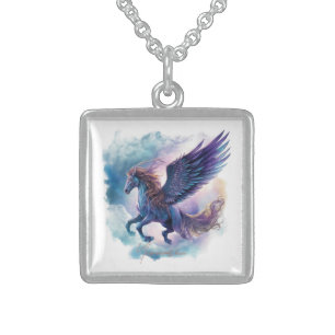 Create Your Own Mythical Pegasus Sterling Silver Necklace