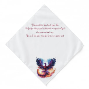 Create Your Own Mythical Phoenix Firebird Bandana