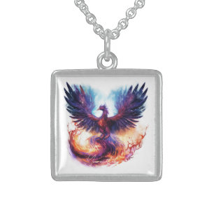 Create Your Own Mythical Phoenix Firebird Sterling Silver Necklace