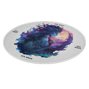 Create Your Own Mythical Siren Mermaid Cutting Board