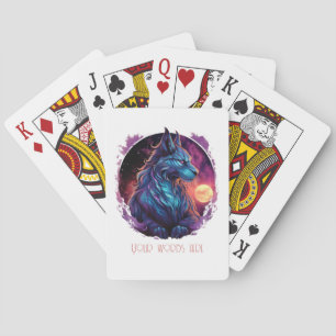 Create Your Own Mythical Sith Wild Cat Poker Cards