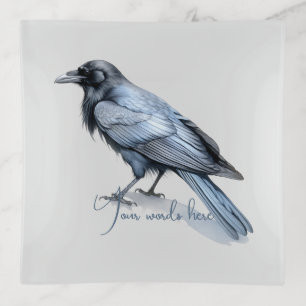 Create Your Own Mytsical Blue Raven Trinket Tray