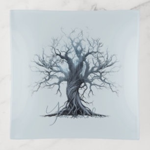 Create Your Own Mytsical Blue Tree Trinket Tray