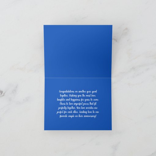 Create Your Own Name Anniversary Card Zazzle