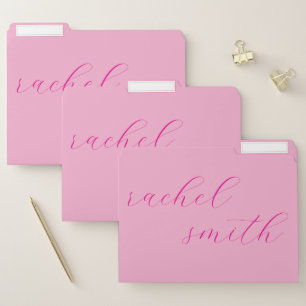 Create your own name file folder