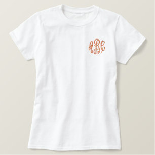 Create Your Own Name Initial Personalized Embroidered Shirt
