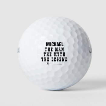 Create Your Own Name Initials Golf Balls by nadil2 at Zazzle