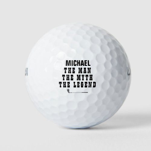 Create Your Own Name Initials Golf Balls