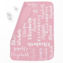 Create Your Own Name Monogram Baby Blanket Create Your Own Name Monogram Baby Blanket