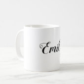 Create Your Own Name Mug | White (Front Left)
