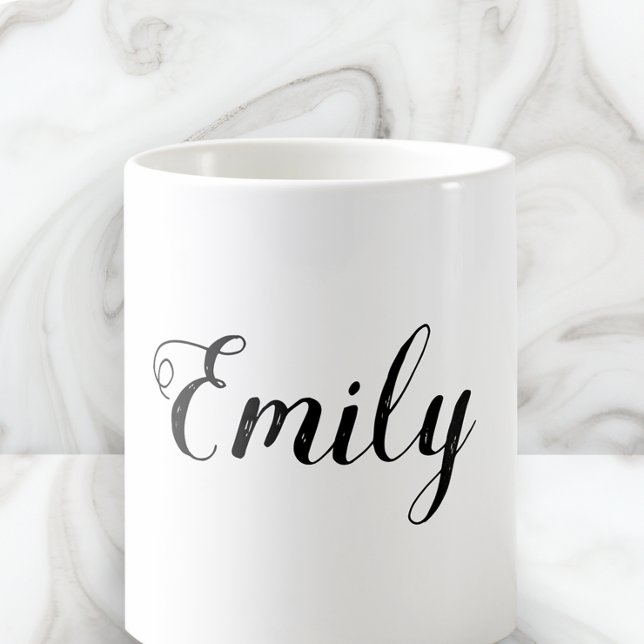 Create Your Own Name Mug | White
