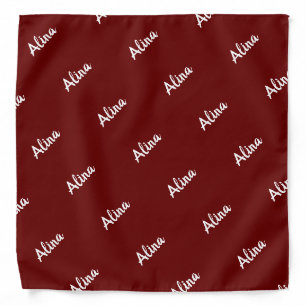 Create Your Own Name Personalized Bandana