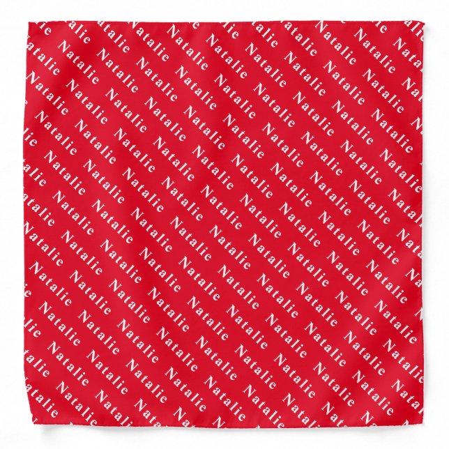 Create Your Own Name Personalized Bandana (Front)