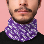 Create Your Own Name Personalized Bandana<br><div class="desc">Create Your Own Name Personalized Bandana. Easily add a name in the template  and make an elegant bandana for yourself or a birthday gift or Christmas gift for family or friends.</div>