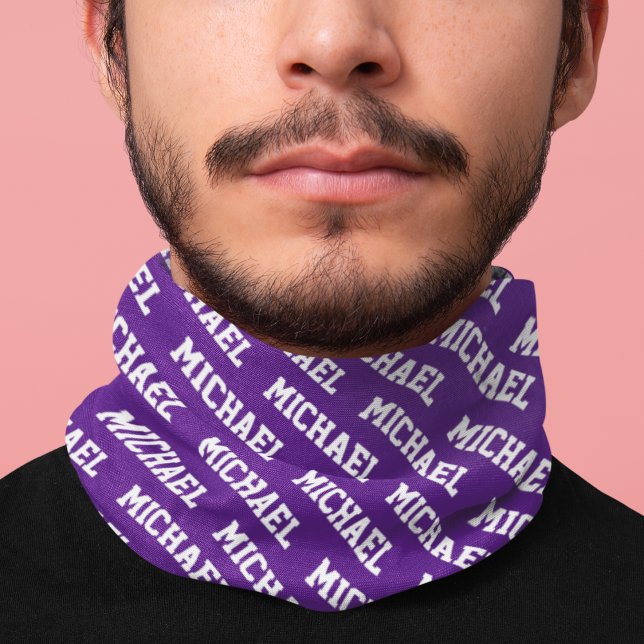 Create Your Own Name Personalized Bandana (Create Your Own Name Personalized Purple Bandana)
