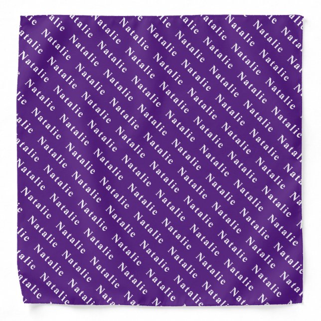 Create Your Own Name Personalized Bandana (Front)