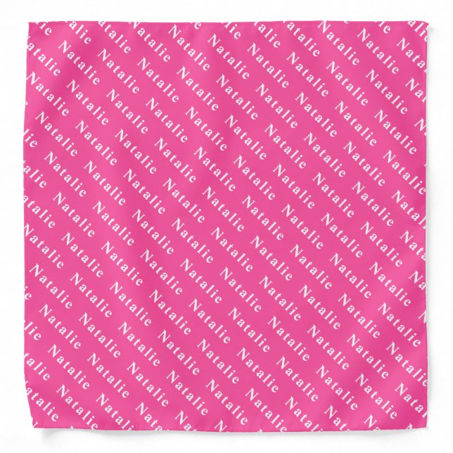 Create Your Own Name Personalized Bandana (Front)