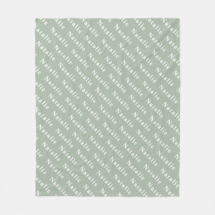 Create Your Own Name Personalized Fleece Blanket