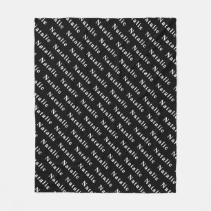 Create Your Own Name Personalized Fleece Blanket