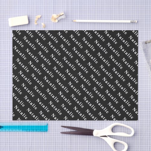 Create Your Own Name Personalized Tissue Paper