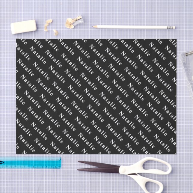 Create Your Own Name Personalized Tissue Paper (Craft)