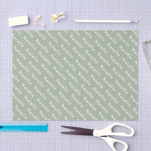 Create Your Own Name Personalized Tissue Paper