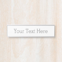 Create Your Own Name Plate Create Your Own Name Plate
