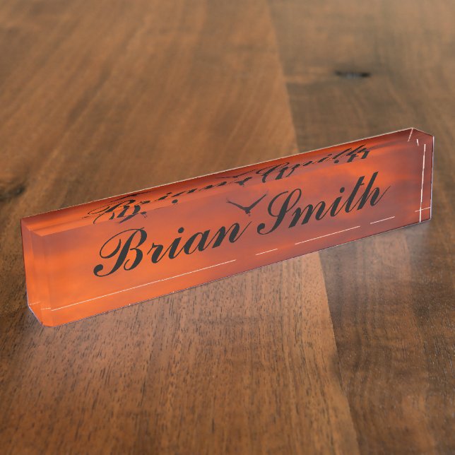 Create your own name plate (Side)