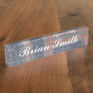 Create your own name plate