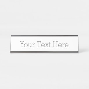 Template Desk Name Plates Zazzle