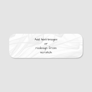 Create Your Own! Name Tag
