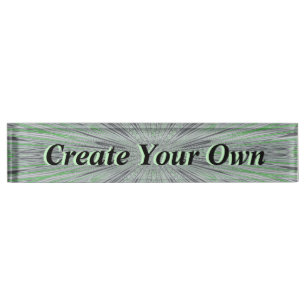 Create Your Own Nameplate