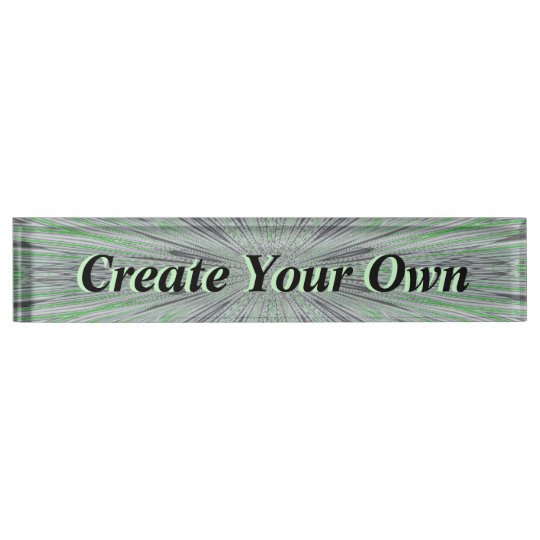 Create your own nameplate zazzle