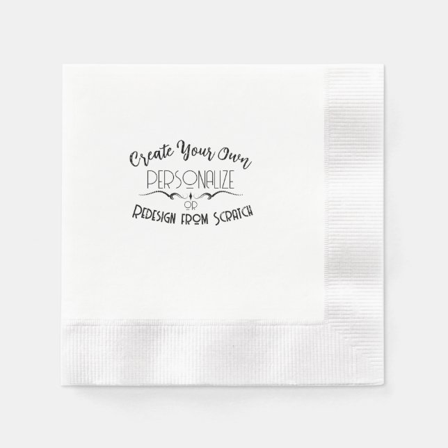 Create Your Own Napkins (Front)