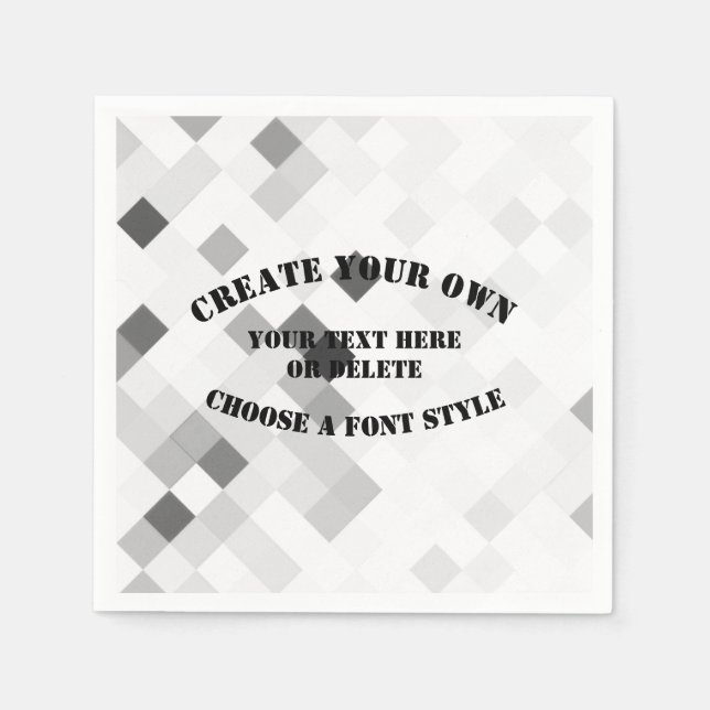 Create Your Own Napkins (Front)