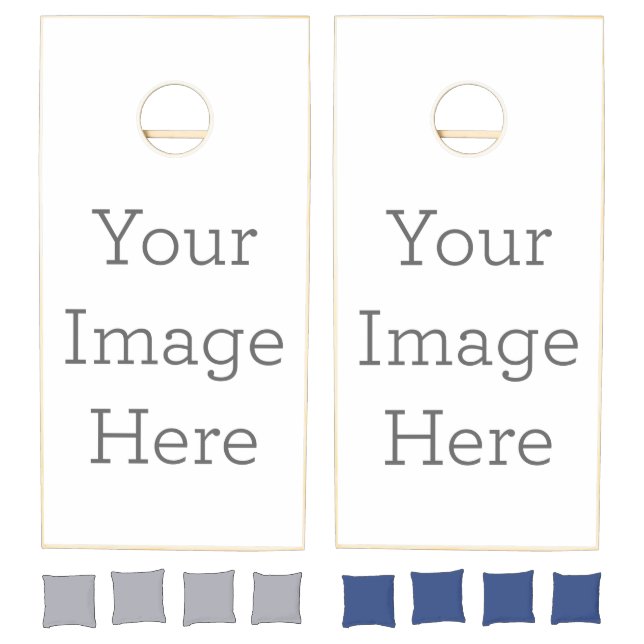 Custom Natural Wood Cornhole Set (Set)