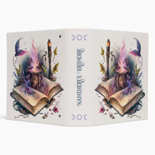Create Your Own Nature Witch Spell Book 3 Ring Binder