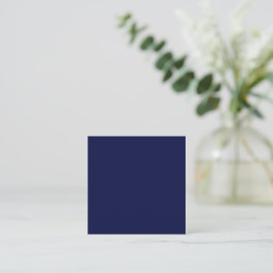 Create Your Own navy blue Custom personalized Square Business Card