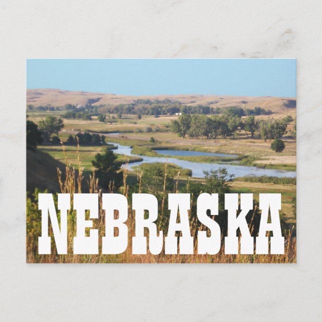Create Your Own Nebraska Photo Postcard (Front)