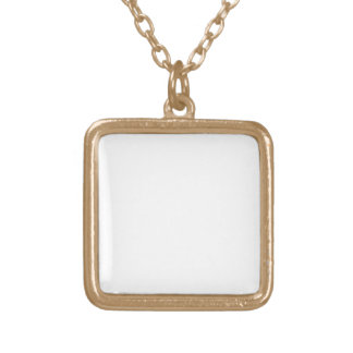 Create Your Own Necklace Gold Finish Small Square