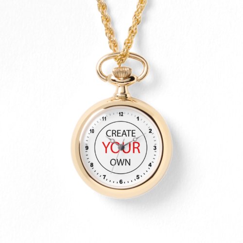 Create Your Own Necklace Watch Personalize Photo