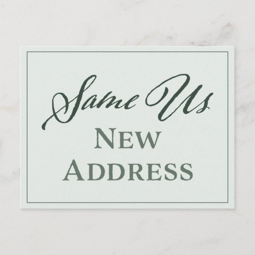 Create Your Own New Address Postcard