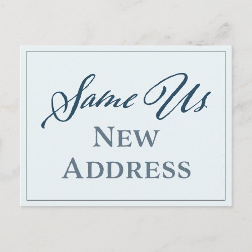 Create Your Own New Address Postcard