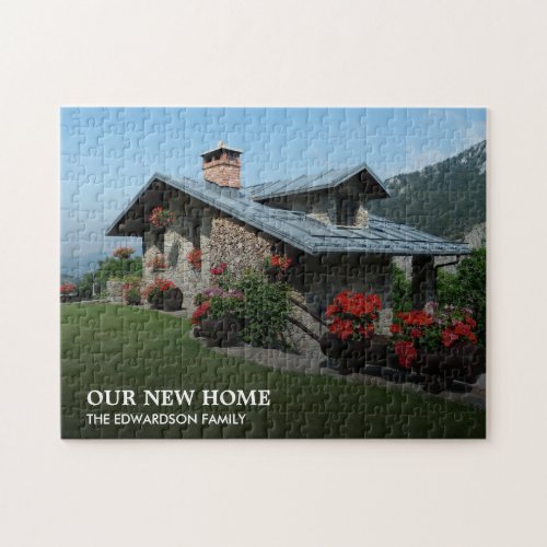 Create your own new home family jigsaw puzzle