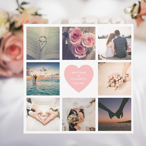 Create Your Own Newlywed Wedding Anniversary Photo Card