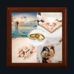 Create Your Own Newlyweds Wedding Photo Collage Gift Box<br><div class="desc">Create Your Own Newlyweds Wedding Photo Collage gift box</div>