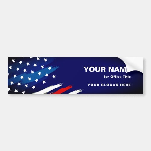 Create Your Own Next Political Campaign Modern  Bumper Sticker