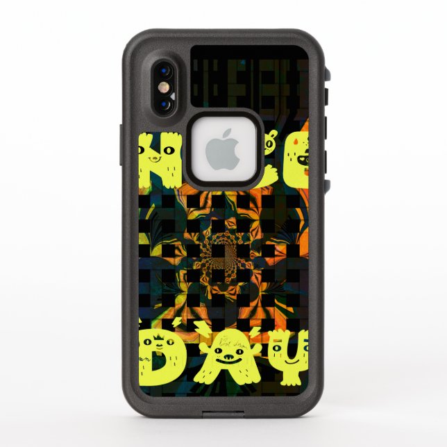 Create Your Own Nice Funny Water Proof LifeProof iPhone Case (Back)